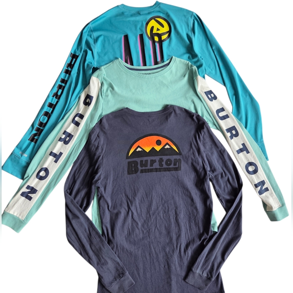 Burton Long Sleeve Tee Shirt Bundle